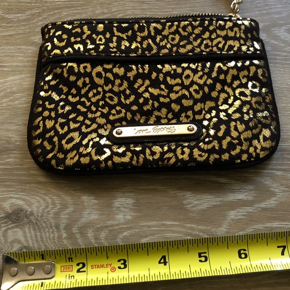 Express small leopard clutch black gold with zipper - Picture 3 of 3
